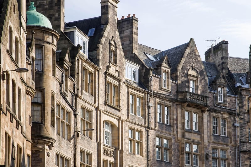 Edinburgh Castle in Scotland