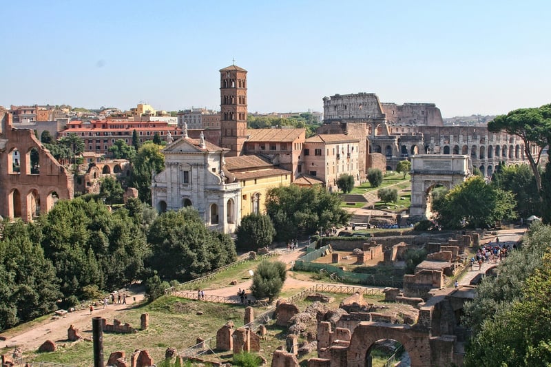 Roman Forum in Rome, Italy